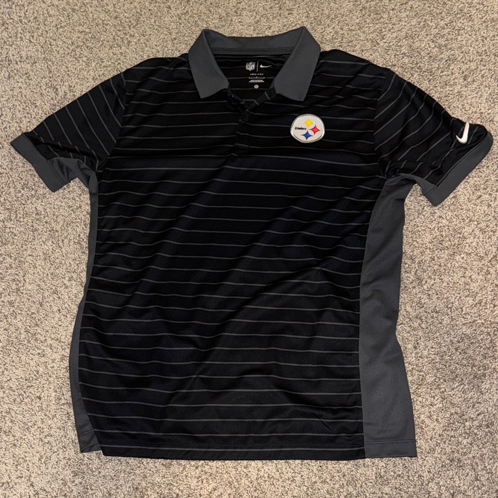 Pittsburgh Steelers Nike Polo Large